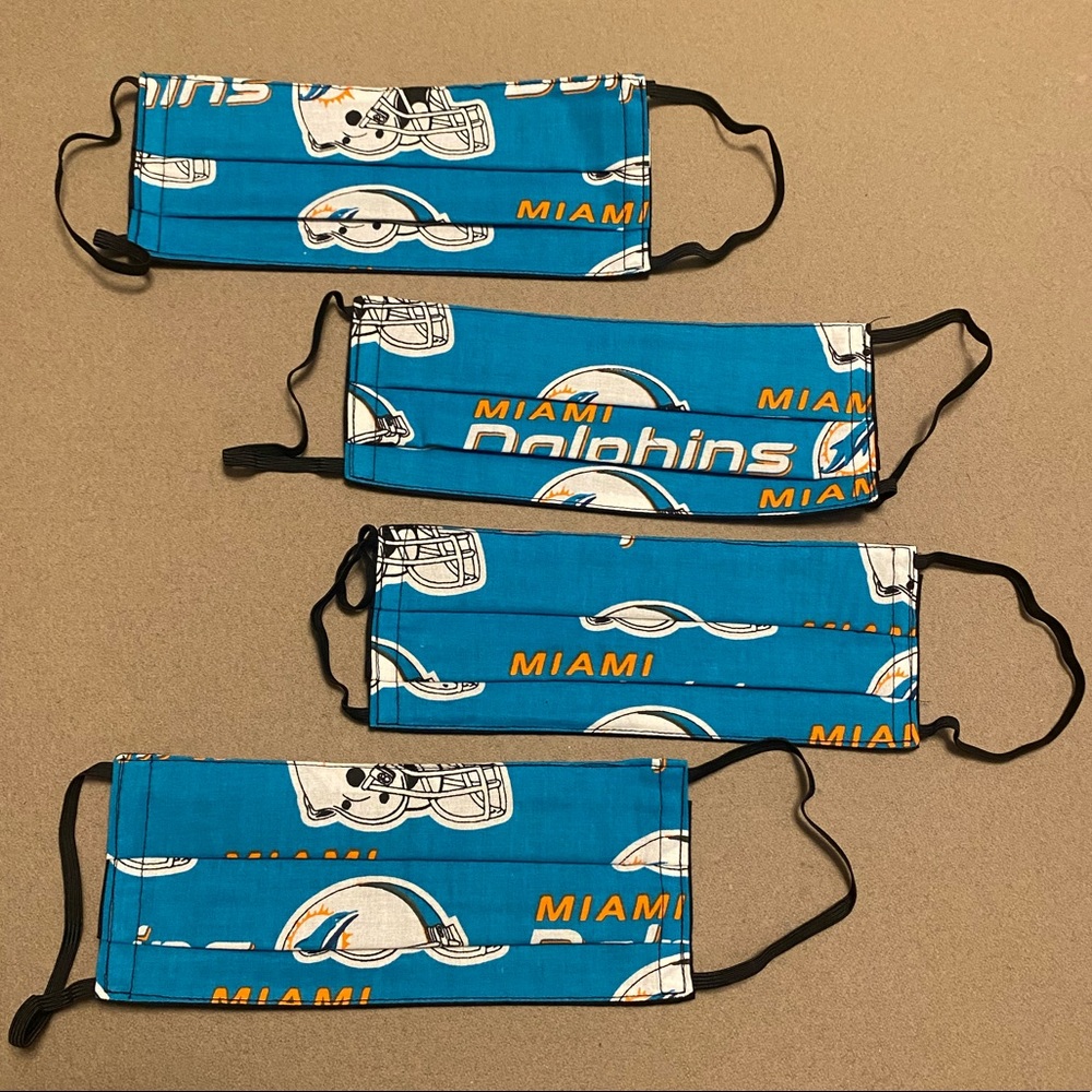 Homemade MIAMI DOLPHINS Masks